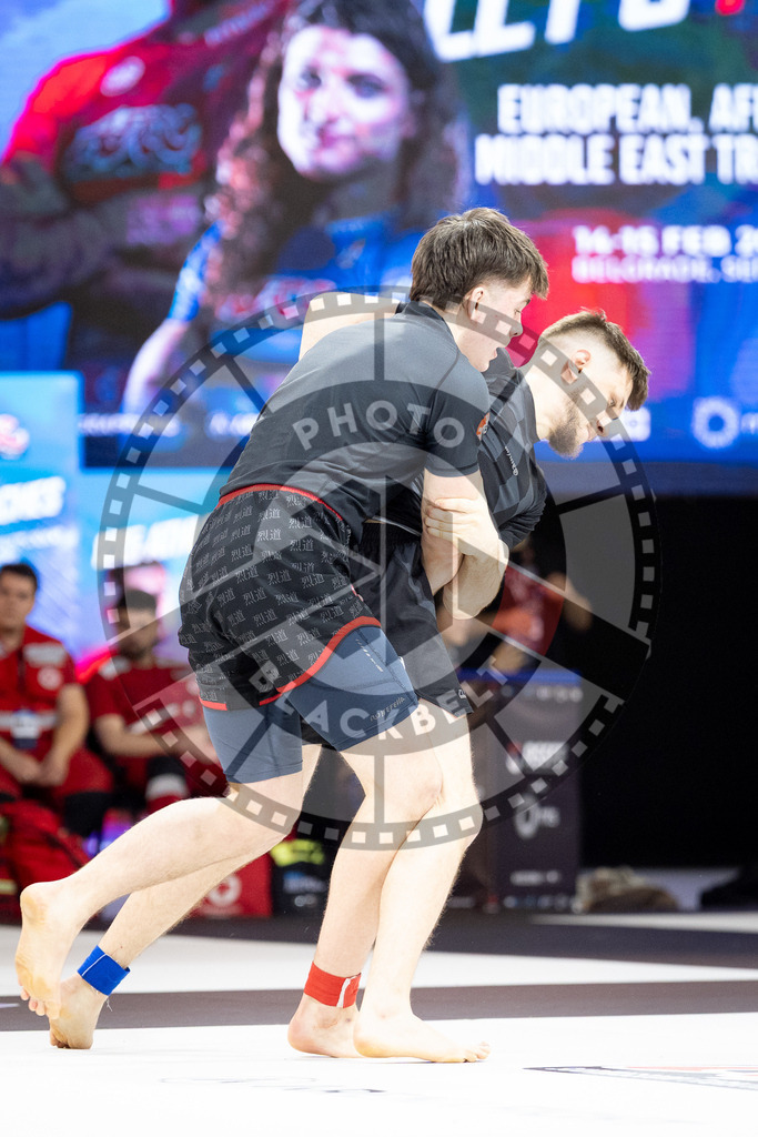 20260214PBB1920 | Fighters compete during the ADCC European Trials  competition day 1 in Belgrade, Serbia, on February 14, 2026.