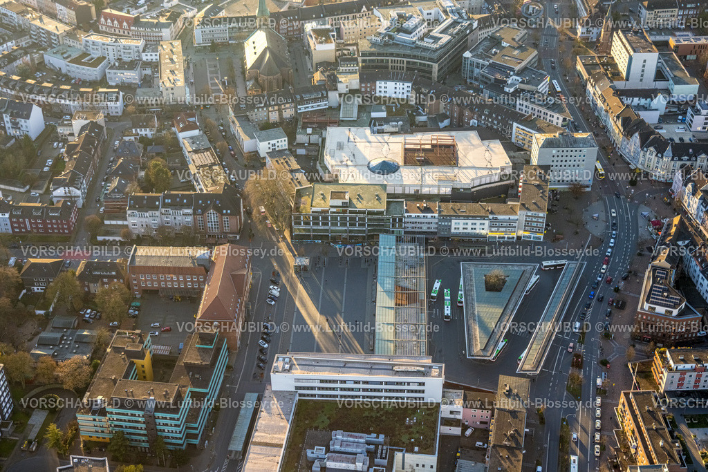 Bottrop251204389 | Luftbild, Umbau Einkaufszentrum Hansa-Center, Berliner Platz und Busbahnhof ZOB, Altstadt, Bottrop, Ruhrgebiet, Nordrhein-Westfalen, Deutschland