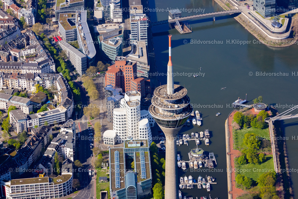 Luftbild  Hammer Str. Neuer Zollhof _ Meerbar _ WDR Düsseldorf    439A3511 | Luftbildfotografie Hermann Klöpper/ Creative-Airphotography - Realisiert mit Pictrs.com