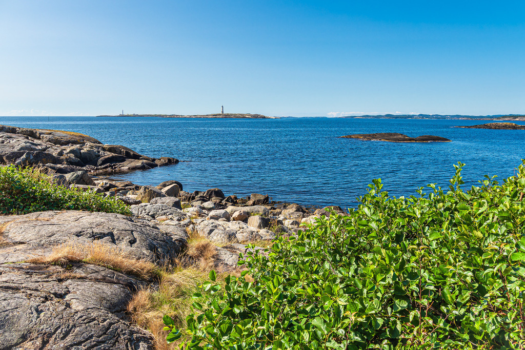 Landschaft auf der Insel Merdø bei Arendal in Norwegen | Landschaft auf der Insel Merdø bei Arendal in Norwegen.