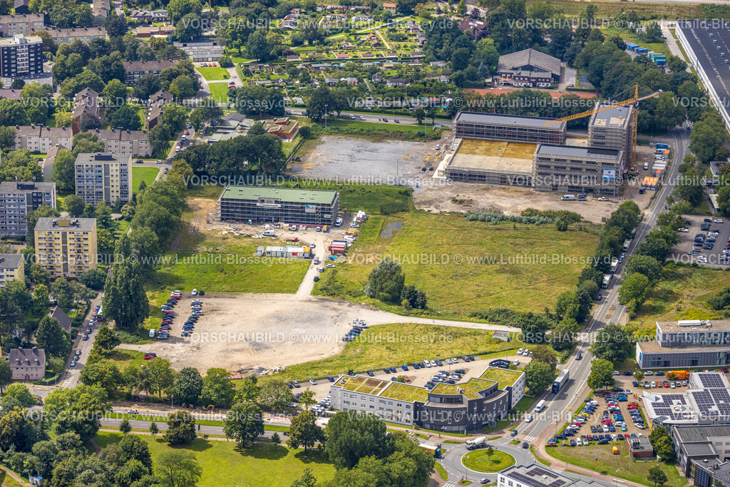 Herne230802701 | Luftbild, Baustelle und Neubau Kaiserquartier,  Baukau, Herne, Ruhrgebiet, Nordrhein-Westfalen, Deutschland