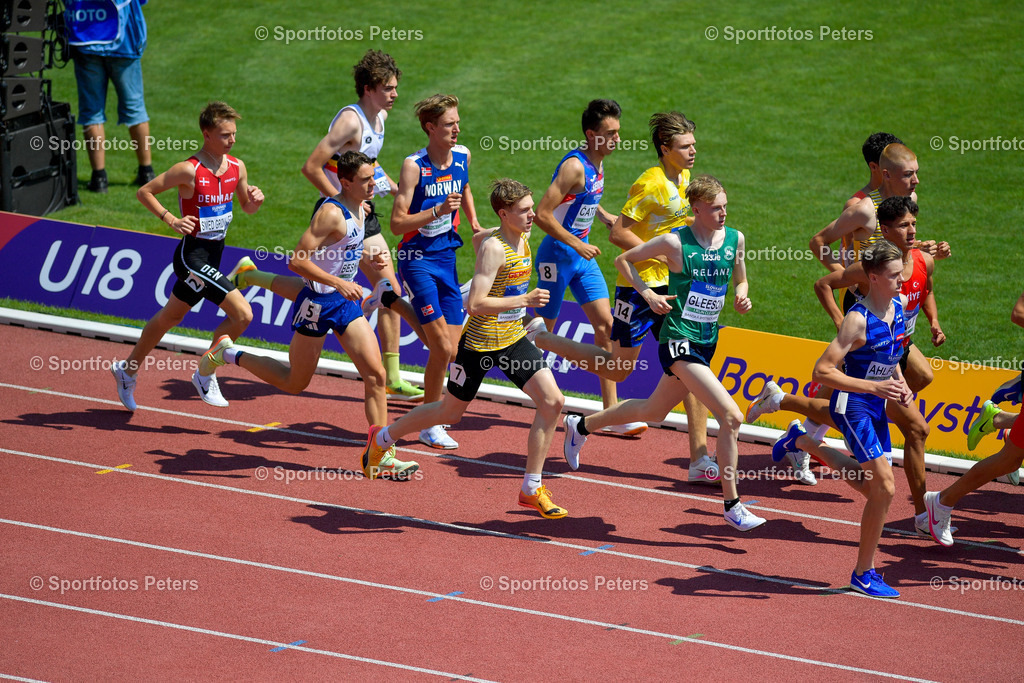 U18 EM - Tag 4_62 | European Athletics U18 Championships am 21.07.2024 in Banska Brystica; 3000m, Benjamin Klonowski und Paul Klose. Foto: Kai Peters - Realisiert mit Pictrs.com