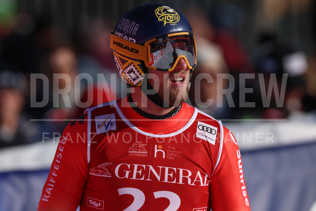 Audi FIS Ski World Cup: Men’s Slalom – Hahnenkamm Race, Kitzbuehel | Kitzbuehel, Austria, 25.Jan.26 - Alpine Skiing - FIS World Cup, Hahnenkamm Race, Slalom, men. The image shows MURISIER Justin (SUI, Head).