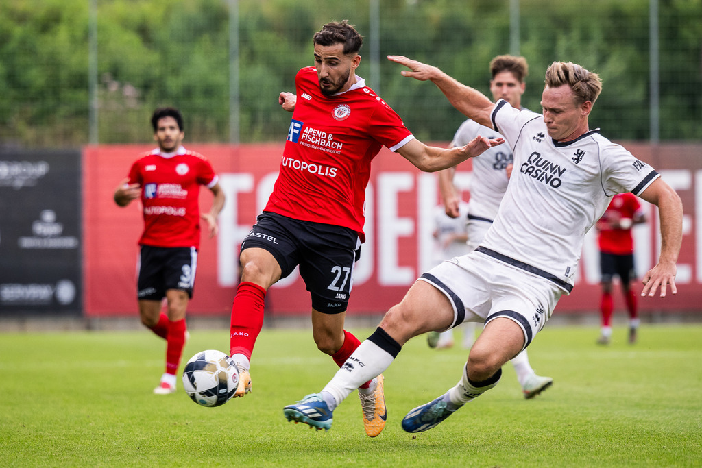 Stade Municipal de la Ville de Differdange | Una Strassen v Dundee United - UEFA Conference League qualifier - Realisiert mit Pictrs.com