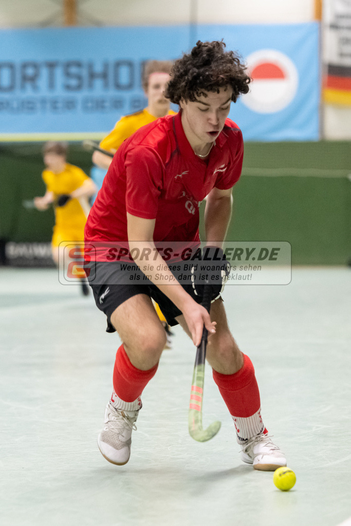 SFE_20230304_0015 | Deutsche Meisterschaft Männliche U16 Halle 2023 am 04.03.2023 in Köln (KTHC Stadion Rot-Weiss Köln Tennis and Hockey Club), Photo: Stephan Fehrmann 2022 (Sports-Gallery)