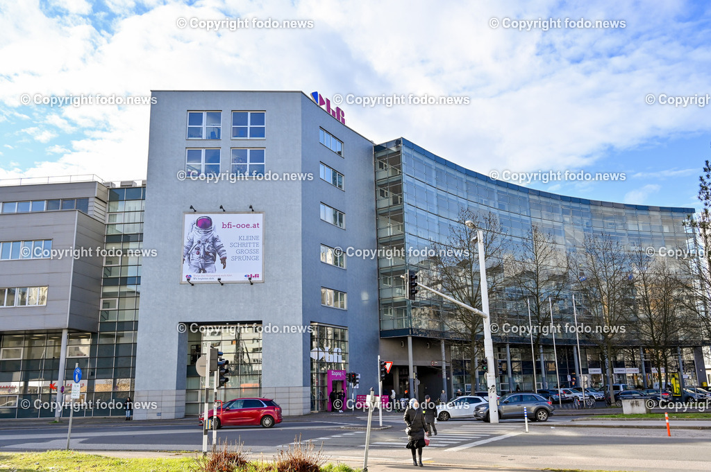 BFI_ Bulgariplatz Linz_ 18.01.2023-5 | 18.01.2023, Linz, AUT, Bulgariplatz Linz, im Bild BFI, Berufsfoerderungsinstitut, Bulgariplatz Linz