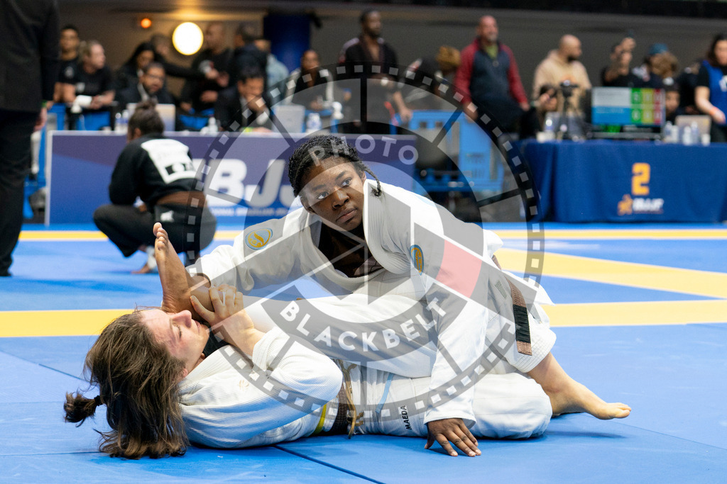 20240124PBB02563 | Fighters compete during the second day of the IBJJF European Championship in Paris, France, on January 24, 2024.