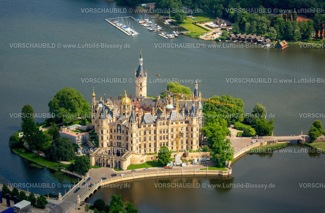 Schwerin16060203 | Schloss Schwerin, Burggarten, Burgsee,  Schwerin, Mecklenburg-Vorpommern, Deutschland