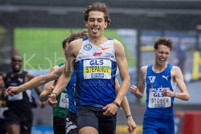 Deutsche Leichtathletik-Meisterschaften; Bochum-Wattenscheid, 26.07.2026 | Deutscher Meister über 800m: Alexander Stepanov (VfL Sindelfingen); Deutsche Leichtathletik-Meisterschaften am 26.07.2026 im Lorheide-Stadion, Bochum-Wattenscheid (Nordrhein-Westfalen).