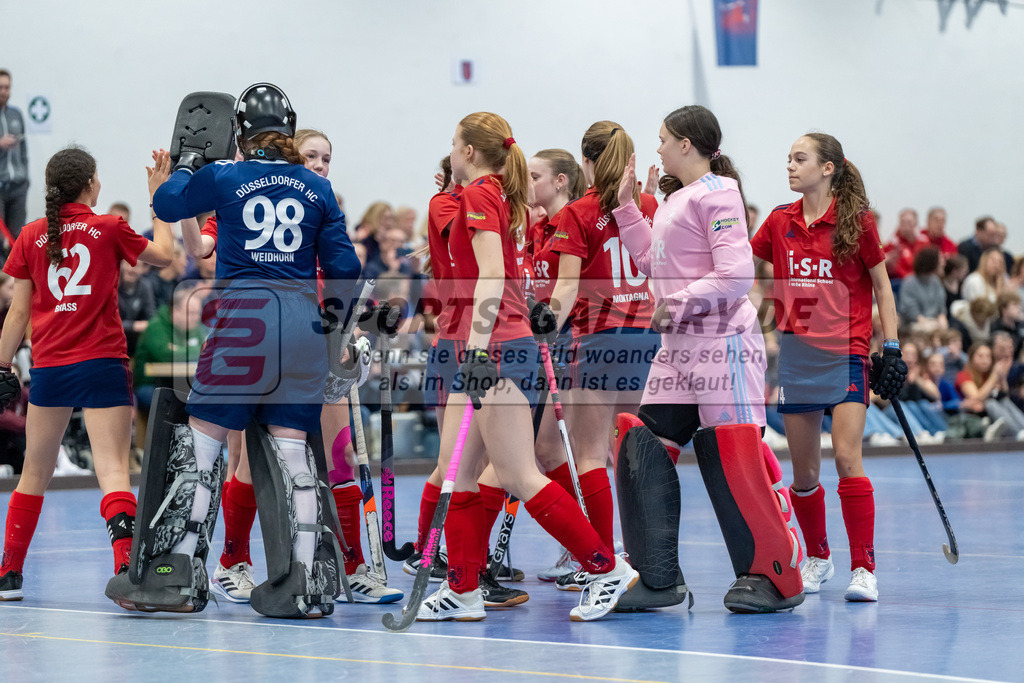 HK_20250223_103102 | Deutsche Meisterschaft wU14 Finale und Ehrungen am 23.2.2025 Düsseldorfer HC, Düsseldorf