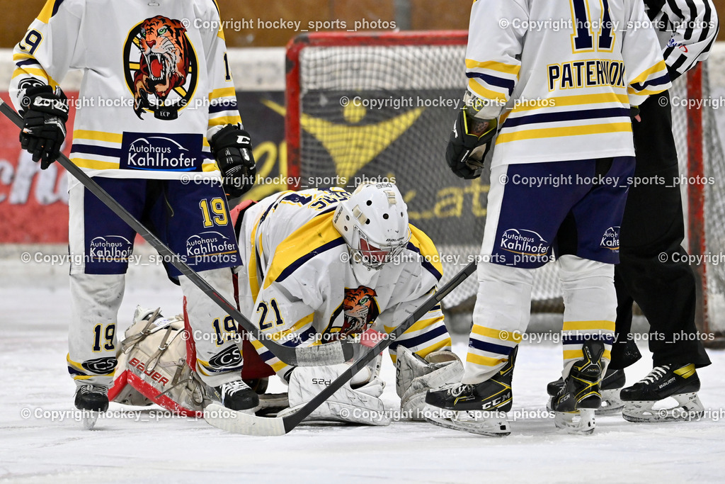 EC Tigers Paternion vs. Tarco Wölfe II | #21 Lesacher Jürgen EC Tigers Paternion, EC Tigers Paternion vs. Tarco Wölfe II, EC Tigers Paternion vs. Tarco Wölfe II am 19.12.2024 in Spittal an der Drau (Eissportzentrum Spittal), Austria, (Photo by Bernd Stefan)