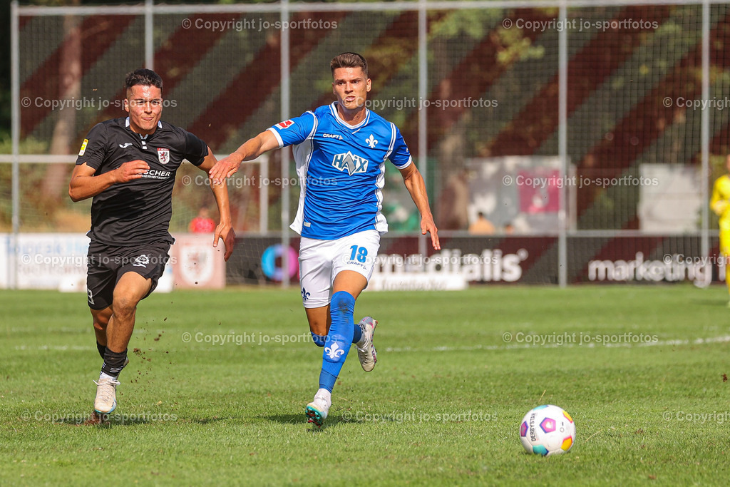 Giessen_Darmstadt (353) | 16.07.2023; Testspiel; Waldstadion Gießen; FC Gießen - SV Darmstadt 98; Ergebnis: 2:0 (0:0)