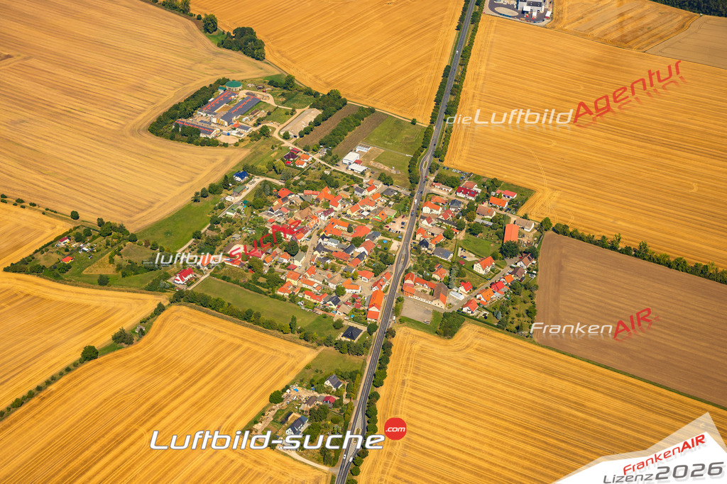Rödigsdorf Apolda Bild- Das Luftbild wurde 2025 vom UL-Flugzeug heraus erstellt ( keine Drohne bzw. Drohnenaufnahme ) - Hochauflösende Luftaufnahme -Nicht vergleichbar mit Google Maps oder Satelittenbilder- Die Geschenkidee !Mit Lizenz und Bildrechte bestellbar - CC