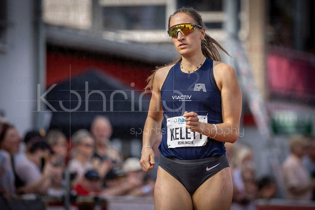 61. Internationales Pfingstsportfest; Rehlingen-Siersburg, 24.05.2026 | REHLINGEN , GERMANY - MAY 24: Elena Kelety (GER/Frankfurt Athletics) during the 61. Internationales Pfingstsportfest on 24.05.2026 at the  Bungertstadion in Rehlingen-Siersburg (Saarland / Deutschland).