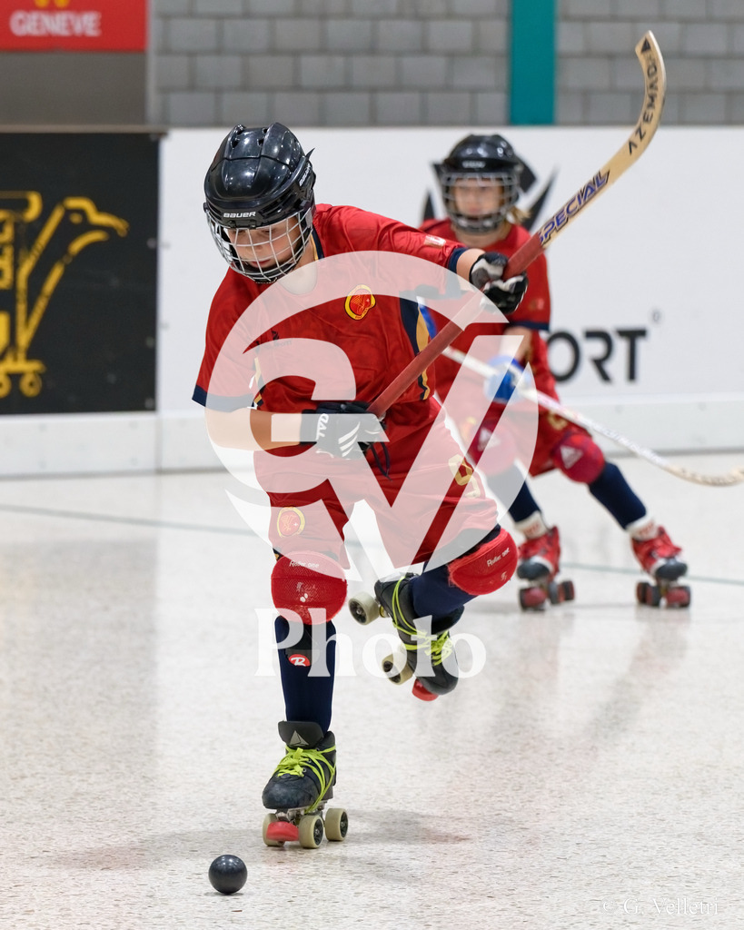 U13  - Geneve RHC v HC Munsingen W  |  during the U13  match between Geneve RHC and HC Munsingen W  at Centre sportif de la queue d'arve in Geneve, Switzerland
