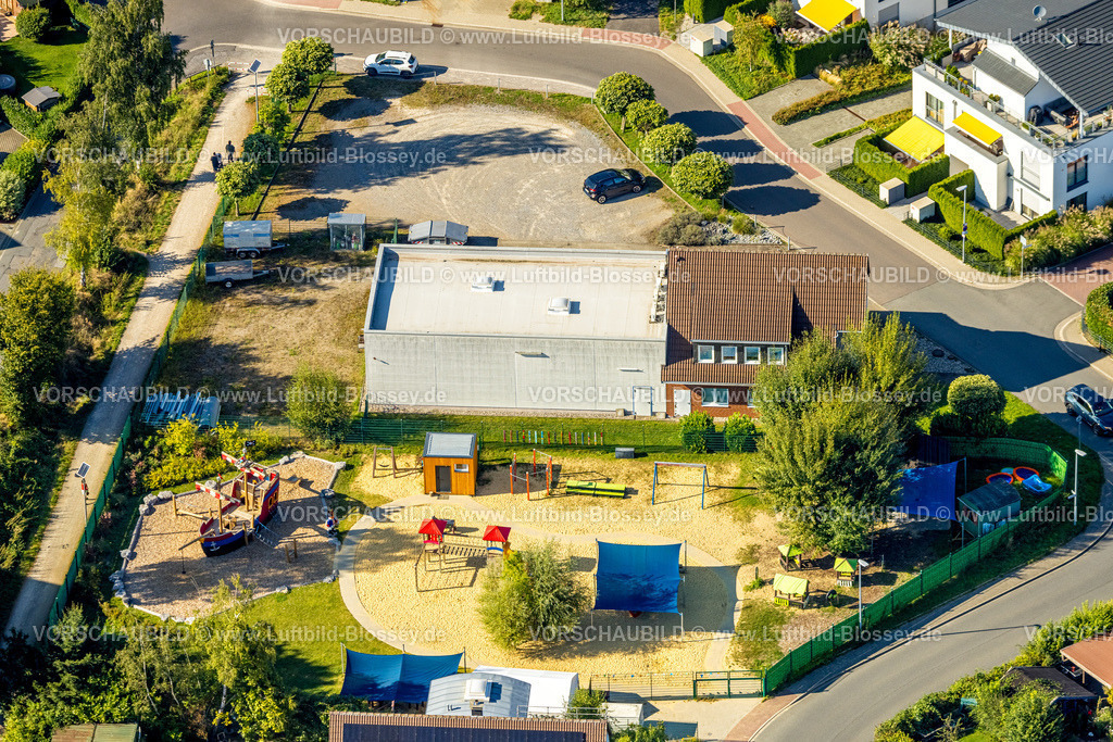 Sprockhoevel240811049 | Luftbild, Familienzentrum und Kindergarten KAZ e.V., Niedersprockhövel, Sprockhövel, Ruhrgebiet, Nordrhein-Westfalen, Deutschland