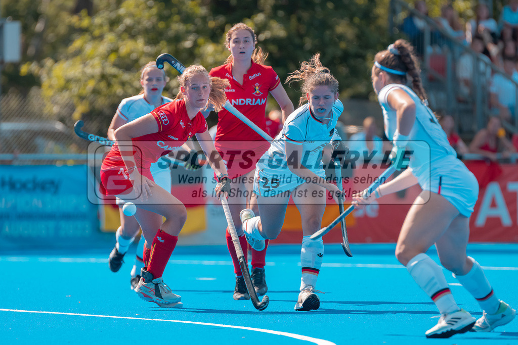 HK_20230712_101583 | Euro Hockey WU18 Belgium vs Germany Championship Girls & Boys am 12.7.2023 CHTC , Krefeld ,