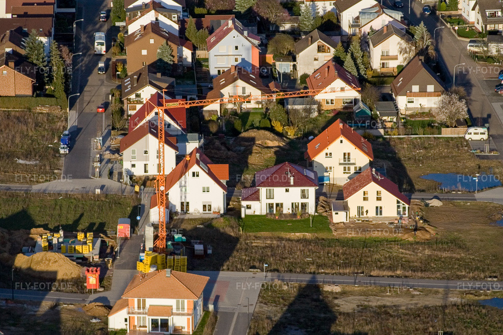 Luftbild: Am Höhenweg in Kandel im Bundesland Rheinland-Pfalz in Deutschland. Foto: IMG_9845.jpg vom 18.03.2008 durch Werner Riehm/FLY-FOTO.de