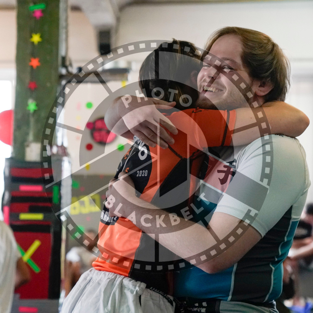 20240413PBB7023 | Fighters compete during the Grapplethon 24hours of rolling for a reason in Hamburg, Germany, on April 13, 2024.