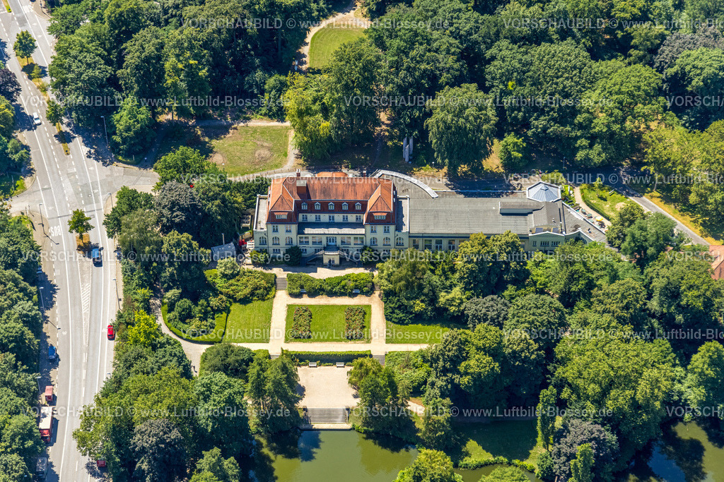 Muelheim230704161 | Luftbild, Theater an der Ruhr, Raffelbergpark, Speldorf - Nordwest, Mülheim an der Ruhr, Ruhrgebiet, Nordrhein-Westfalen, Deutschland