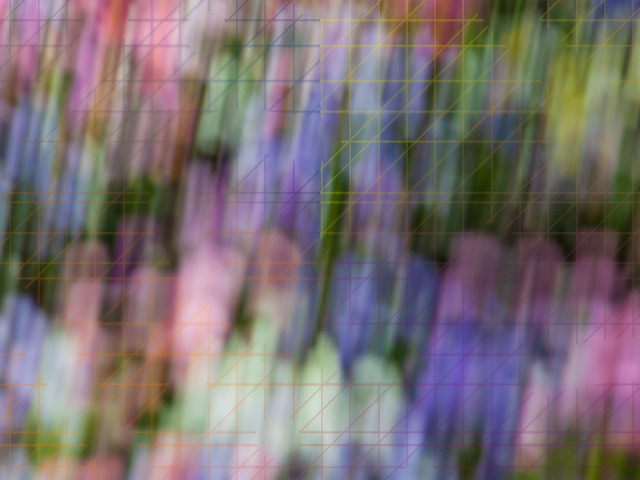 Frühlingsfäden – Abstraktes Wandbild Blumen Violett & Grün | Dieses abstrakte Natur-Wandbild fängt die Farben des Frühlings auf eine ganz besondere, malerische Weise ein. Durch eine bewusste vertikale Kamerabewegung (ICM-Fotografie) lösen sich die Formen eines bunten Blumenbeets komplett auf. Was bleibt, ist ein fließendes Zusammenspiel der Farben.Zarte Violett-, Flieder- und Rosatöne ziehen sich wie feine Fäden durch das Bild und wechseln sich mit dem frischen Grün der Stängel ab. Im unteren Bereich bringen helle Lichtreflexe eine sanfte Dynamik in die Komposition. Die weiche Textur erinnert an ein Pastellgemälde und verleiht dem Querformat eine beruhigende, elegante Ausstrahlung. Eine moderne und zeitlose Wanddekoration für alle, die florale Kunst abseits klassischer Blumenfotos suchen. Diese moderne florale Wanddekoration ist das perfekte beruhigende Naturbild für das Schlafzimmer - Realisiert mit Pictrs.com