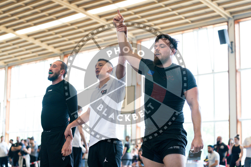 20240608PBB01711 | Fighters compete during the ILLCS VII summer edition luta livre competition in Hannover, Germany, on June 8, 2024.