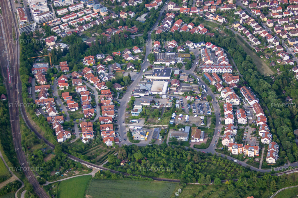 Luftbild: Adlerstr in Herrenberg im Bundesland Baden-Württemberg in Deutschland. Foto: IMG_66873.jpg vom 07.06.2014 durch Werner Riehm/FLY-FOTO.de