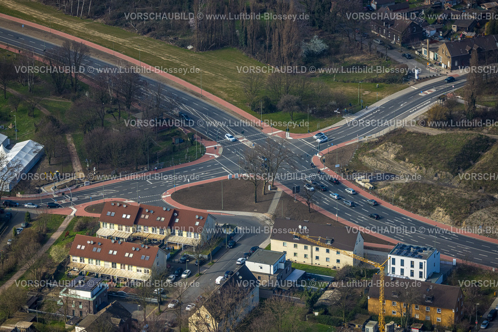 Duisburg240304572 | Luftbild, Neugestaltung Straßenkreuzung Fritz-Schupp-Straße und Warbruckstraße, Marxloh, Duisburg, Ruhrgebiet, Nordrhein-Westfalen, Deutschland, Duisburg-N