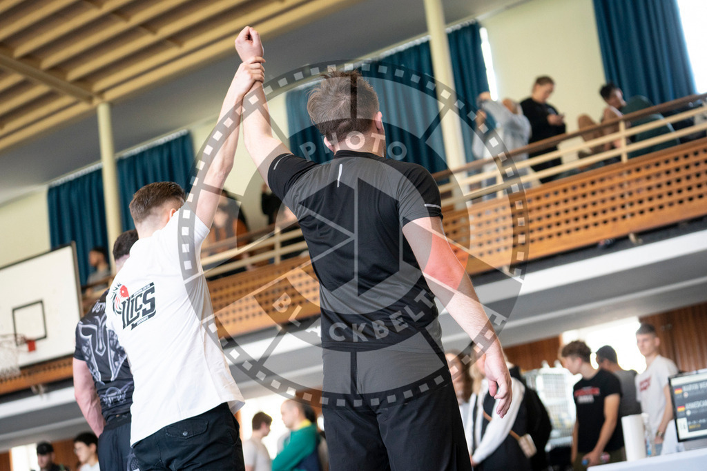 20240309PBB5147 | Fighters compete during the International Luta Livre (ILLCS) Spring Championship in Hannover, Germany, on March 9, 2024.