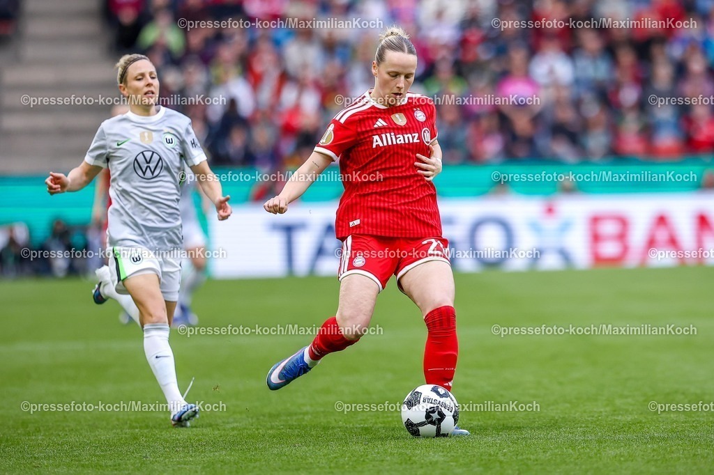 xKWIx14052601033 | 2026.05.14, xkwix, Fußball, Finale DFB-Pokal Frauen, VfL Wolfsburg -  FC Bayern München, Saison 2025 2026, Rhein-Energie-Stadion in Köln: Magdalena Eriksson (FC Bayern München Frauen #5) DFB regulations prohibit any use of photographs as image sequences and or quasi-video. Photo: xKamilxWilkowskixPressefotoKochx