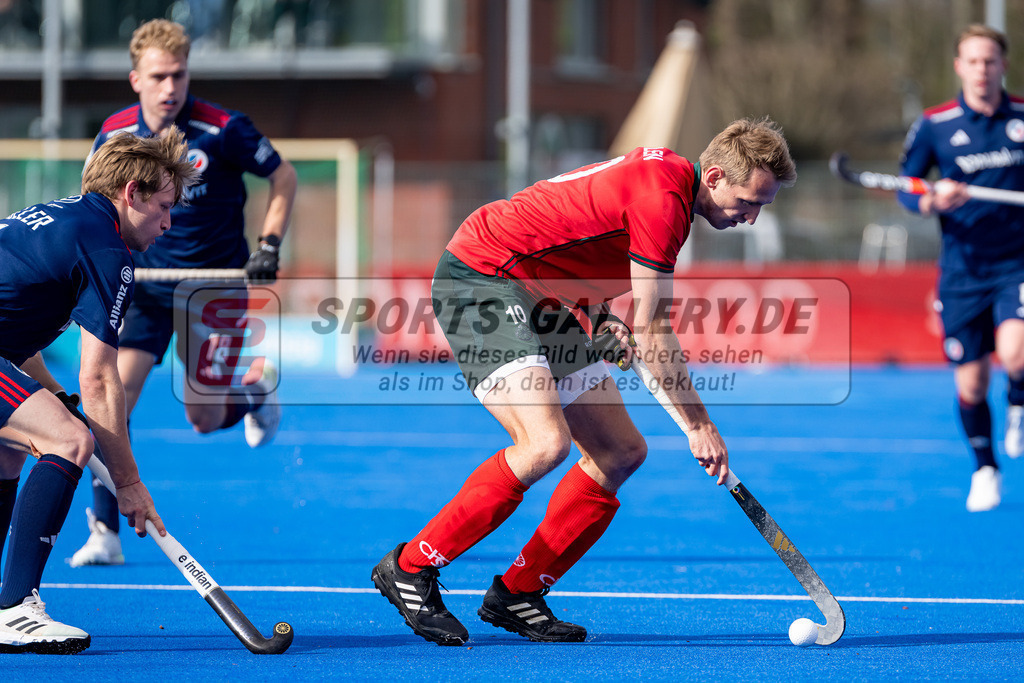 HK_20240323_109945 | 1. Bundesliga Hockey Herren Crefelder HTC - Mannheimer HC am 23.3.2024 Crefelder HTC  Hüttenallee, Krefeld , Niklas Wellen ( Crefelder HTC 10 )