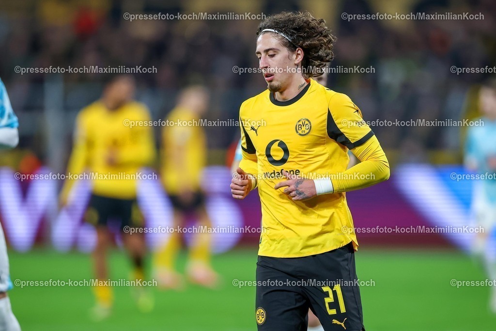 UCL10122501110 | 10.12.2025, Fußball, UEFA Champions League, Borussia Dortmund - FK Bodö/Glimt, BVB Stadion, 5. Spieltag, Saison 2025 2026: Fabio Silva (BVB #21)  Regulations prohibit any use of photographs as image sequences and or quasi-video.