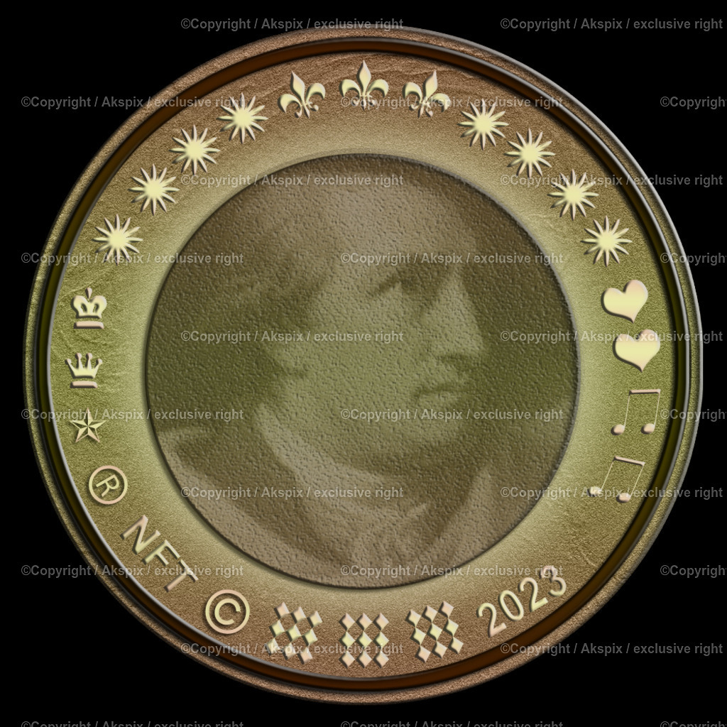 NFTs_Coin-Goethe-2023 | Die Bildagentur Akspix ist eine Online-Bildagentur und bietet professionelles und kreatives Bildmaterial Royalty free und Rights Managed. Bildarchiv Akspix bietet eine große Auswahl an kreativen und klassischen Motiven.Frankfurt Fotograf, Fotoshooting
