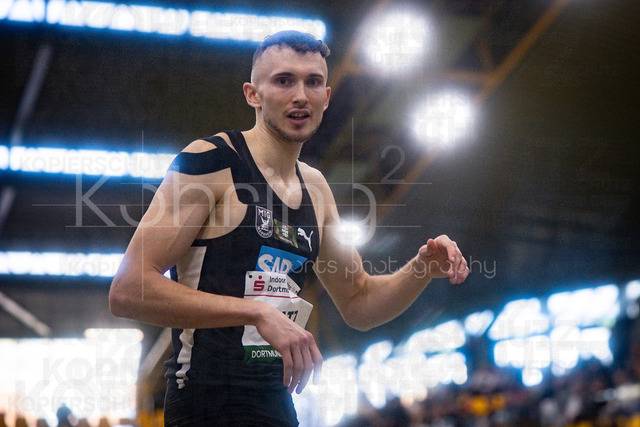 Indoor Meeting Dortmund, 08.02.2026 | DORTMUND, GERMANY - FEBRUARY 8: Simon Batz (MTG Mannheim) during the Indoor Meeting Dortmund at the Helmut-Koernig-Halle on February 8, 2026 in Dortmund, Germany. (Photo by Axel Kohring/Beautiful Sports Int.)
