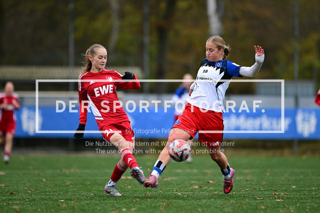 Fußball I Juniorinnen I Saison 2025-2026 I Regionalliga Nord I 7. Spieltag I Hamburger SV U17 - SpVg Aurich U17 I 01642 | Der Sportfotograf. - Realisiert mit Pictrs.com