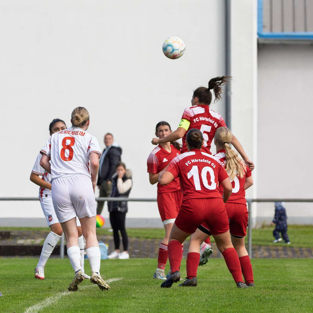 HÄRFCH_250914_7786 | FC Härtsfeld 03 vs. 1.FC Heidenheim 1846 II, Fußball, Frauen, Bezirksliga, 2025/2026, 1. Spieltag, 14.09.2025 in Dischingen(Foto: Michael Bulling) - Realisiert mit Pictrs.com