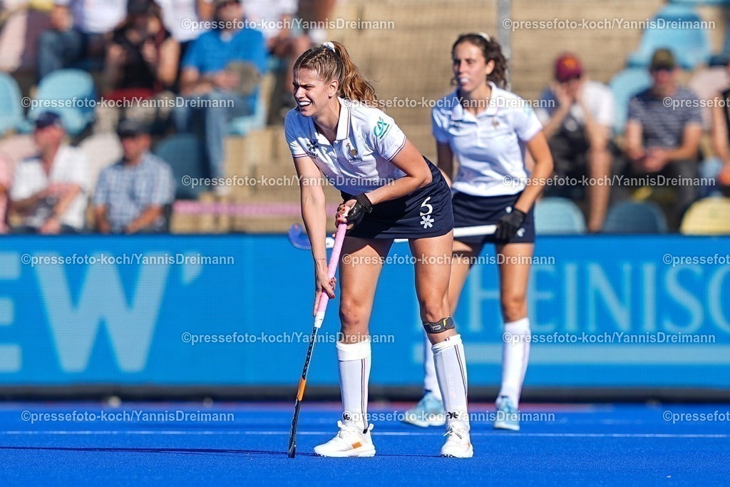 xydrx09082504055 | 09.08.2025, xydrx, Frauen EuroHockey Championship 2025, Gruppenphase, Gruppe a, Deutschland - Frankreich, Sparkassenpark Mönchengladbach: Catherine Clot (FRA #3)