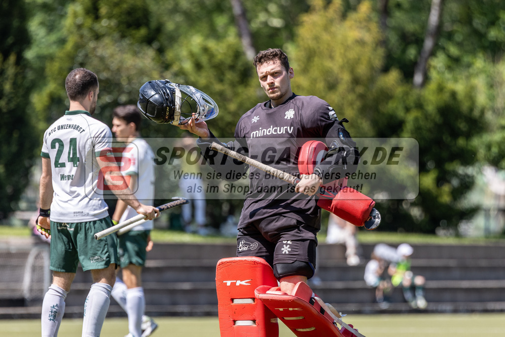 MJ_2024-.05-11-H-HTCU-Alster-7 | Felix Damberger (Uhlenhorst Mülheim #1), Uhlenhorst Mülheim - Der Club an der Alster am 11.5.2024 im Waldstadion, Mülheim a. d. Ruhr