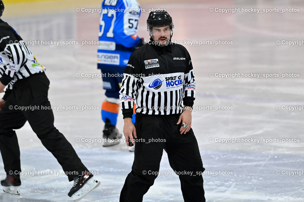 ESC Steindorf vs. ESV Ferlach  | SCHWEIGHOFER Mark Referee, ESC Steindorf vs. ESV Ferlach , ESC Steindorf vs. ESV Ferlach  am 15.02.2026 in Steindorf (Ossiachersee Halle), Austria, (Photo by Bernd Stefan)