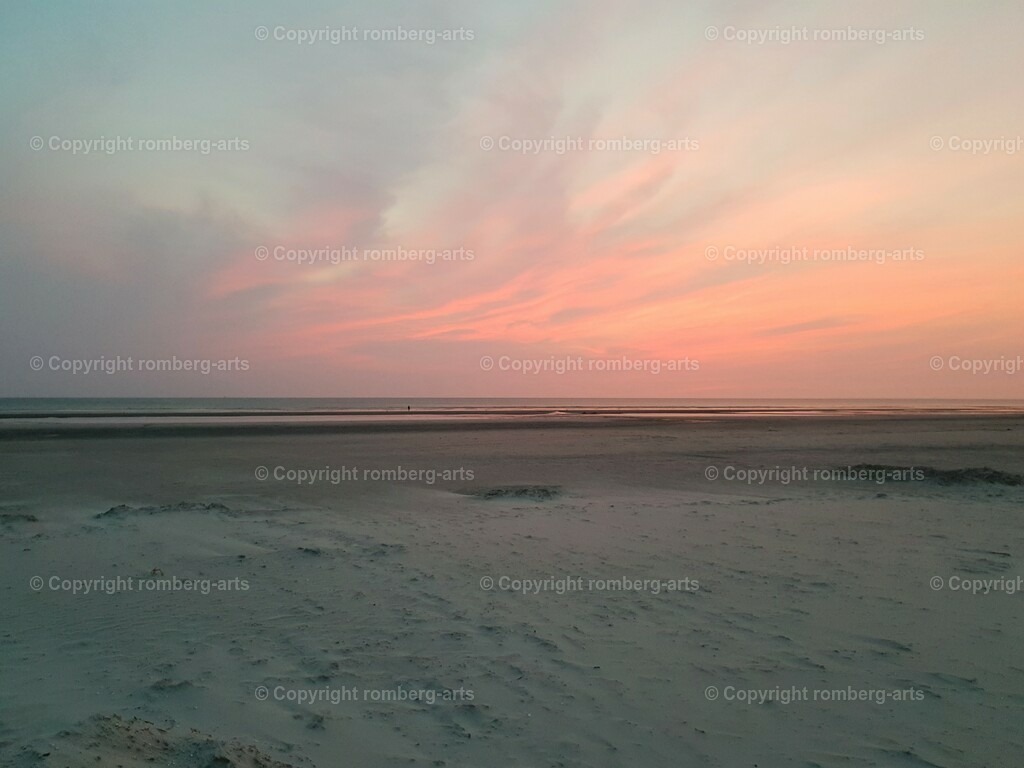 Abendrot | Strand in Sankt-Peter-Ording