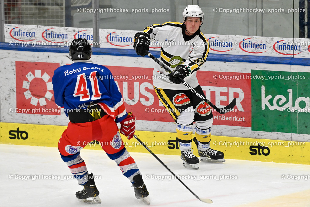 Carinthian Team vs. HC Köttern 12.2.2024 | #41 Zwischenberger Edmund, #97 Ropatsch Patrick