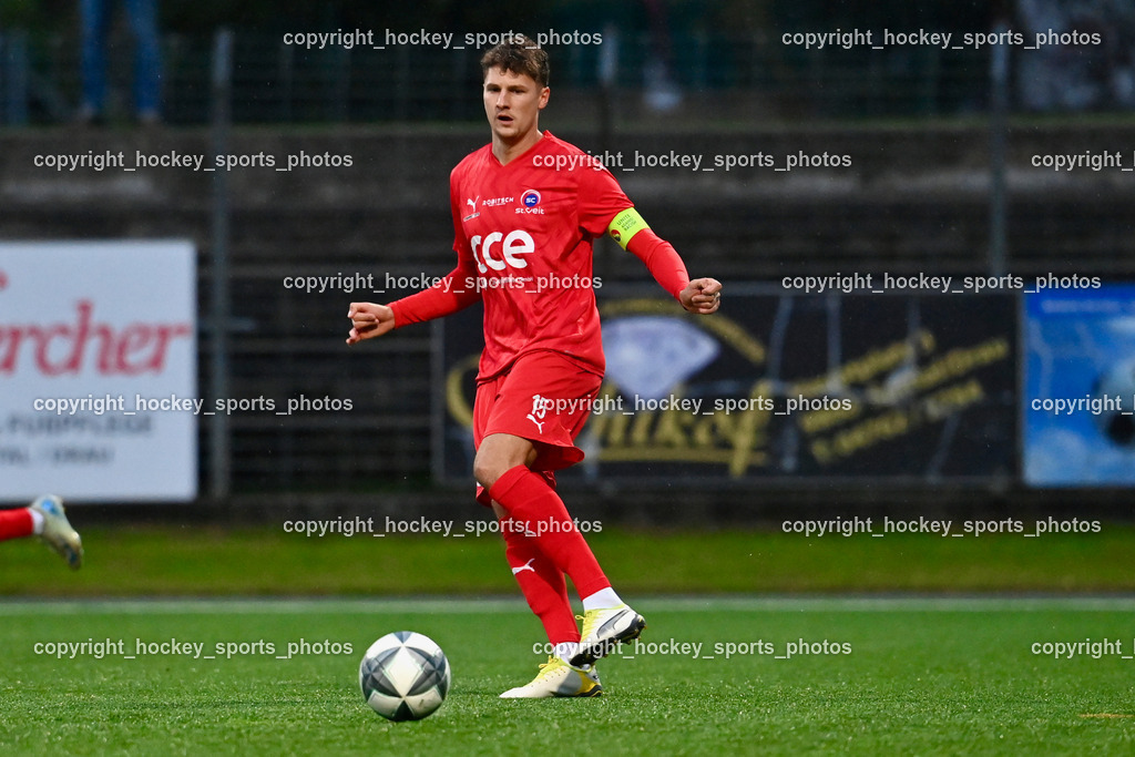 SV Spittal 1921 vs. SC St. Veit  | #15 Philipp Höberl St.Veit, SV Spittal 1921 vs. SC St. Veit , SV Spittal 1921 vs. SC St. Veit  am 04.10.2024 in Spittal an der Drau (Goldeck Stadion), Austria, (Photo by Bernd Stefan)