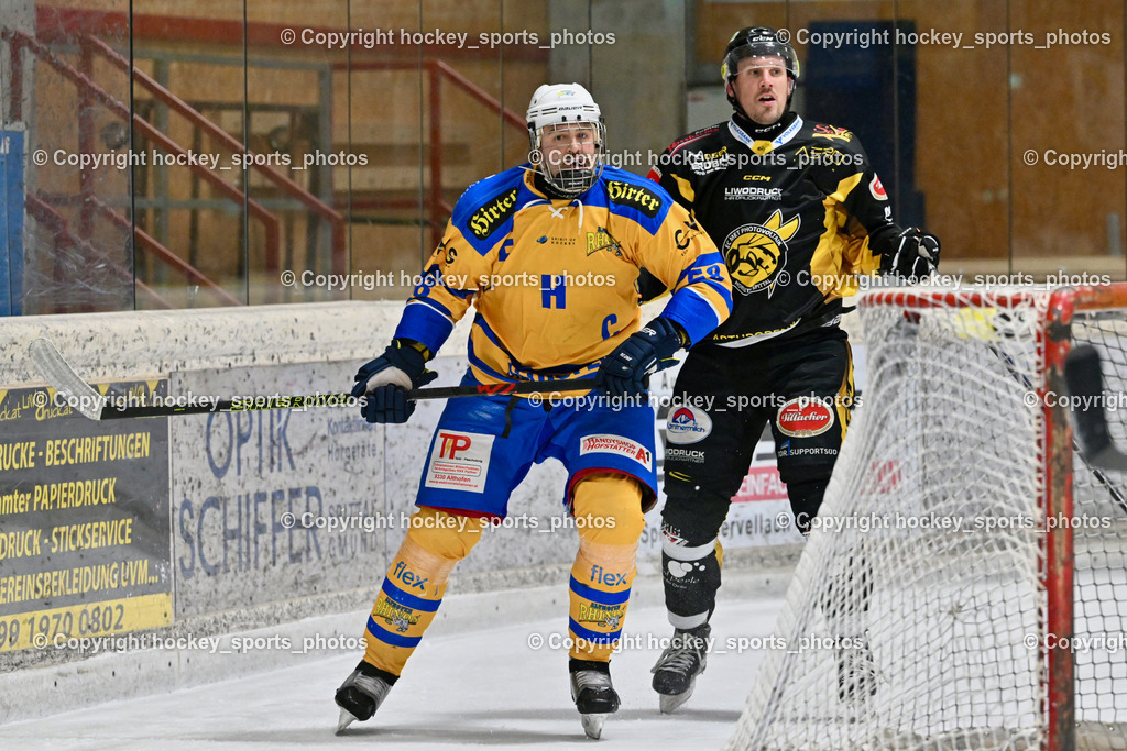 MET PHOTOVOLTAIK HORNETS SPITTAL vs. 1. EHC ALTHOFEN | #58 Goritschnig Martin EHC Althofen, #23 Sodja Urban EC Hornets Spittal, MET PHOTOVOLTAIK HORNETS SPITTAL vs. 1. EHC ALTHOFEN, MET PHOTOVOLTAIK HORNETS SPITTAL vs. 1. EHC ALTHOFEN am 10.01.2026 in Spittal an der Drau (Eissportzentrum Spittal), Austria, (Photo by Bernd Stefan)