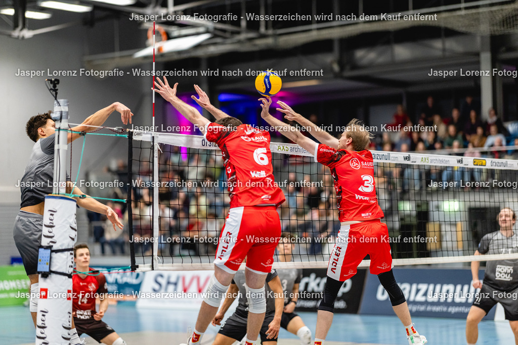 Volleyball I Herren I Saison 2026-2027 I 2. Bundesliga Nord I 06. Spieltag I Kieler TV - VV Humann Essen | Jasper Lorenz Fotografie - Realisiert mit Pictrs.com