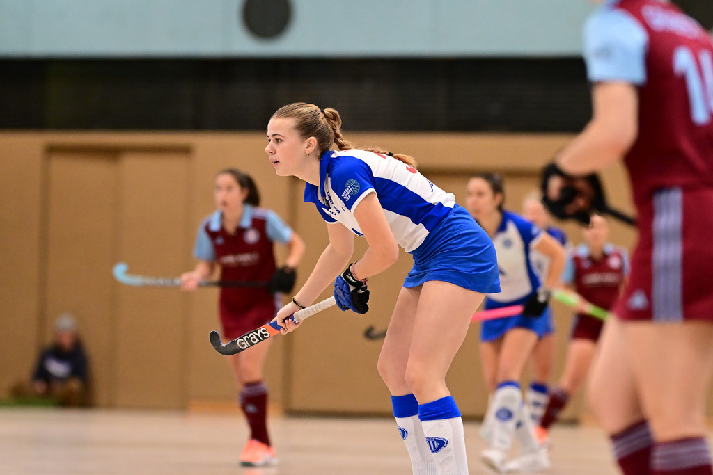 Hockey I Frauen I Halle 2024-2025 I 1. Bundesliga Nord I 7. Spieltag I Großflottbeker THGC - UHC Hamburg | Der Sportfotograf. - Realisiert mit Pictrs.com