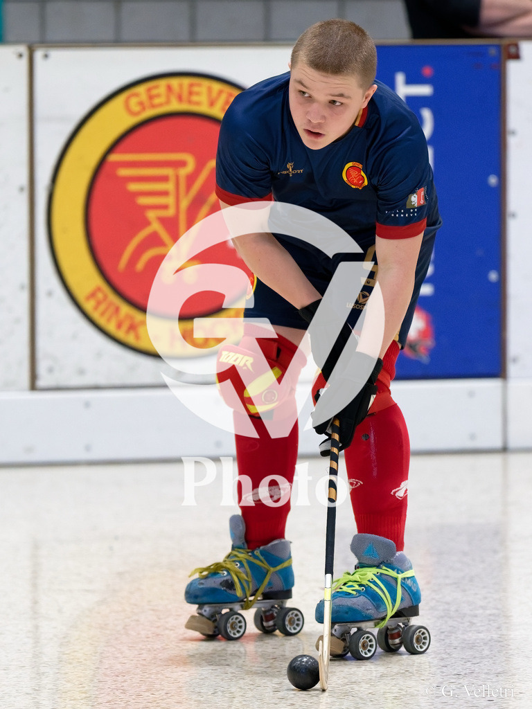 U17  - SC Thunerstern  v Geneve RHC A  |  during the U17  match between SC Thunerstern  and Geneve RHC A  at Centre sportif de la queue d'arve in Geneve, Switzerland