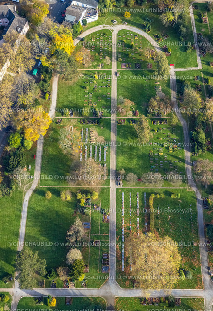 Bochum221101128 | Luftbild, Städt. Friedhof Riemke, Riemke, Bochum, Ruhrgebiet, Nordrhein-Westfalen, Deutschland