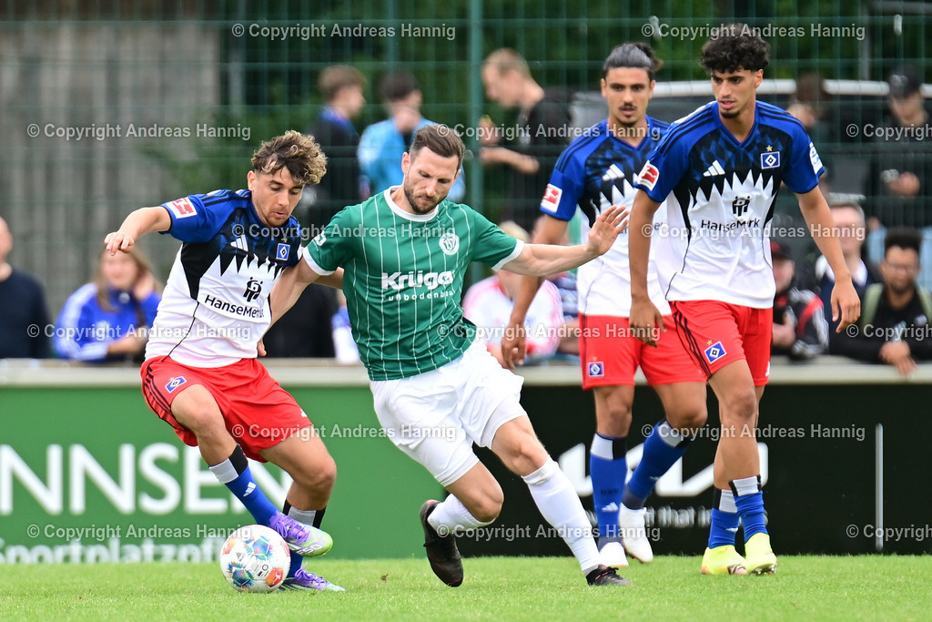 Fußball I Herren I Testspiel  I TSV Elstorf - Hamburger SV I 5.7.2025 | a-hannig - Realisiert mit Pictrs.com