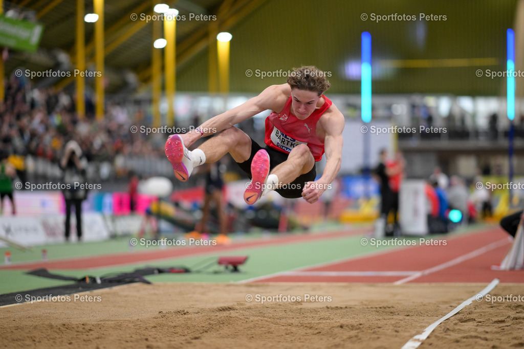 DM Halle 2026_Samstag-158 | 28.02.2026, xkaix, Leichtathletik Deutsche Meisterschaften Halle 2026,  v.l. Moritz Bartko (SC Potsdam e.V.) - Realisiert mit Pictrs.com