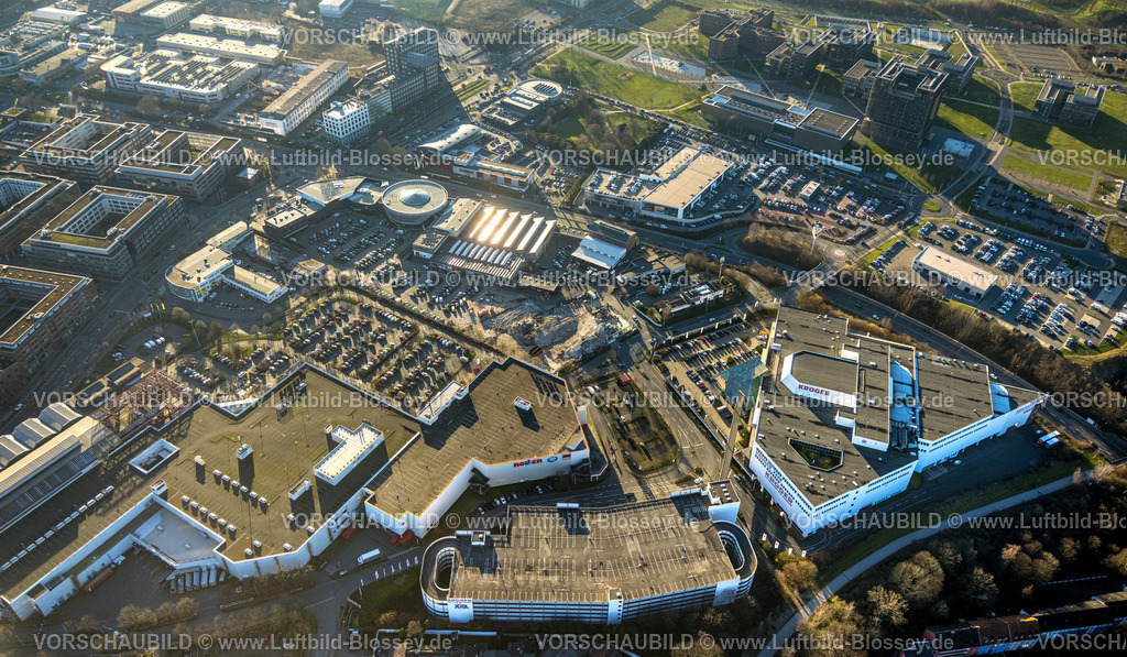 Essen230201632 | Luftbild, Wohnwelt mit Ikea, XXLLutz Kröger, Roller, Westviertel, Essen, Ruhrgebiet, Nordrhein-Westfalen, Deutschland
